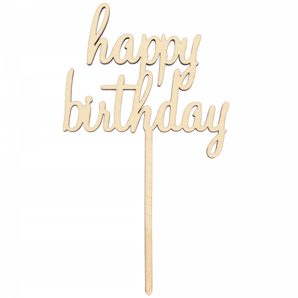 happy birthday - Cake Topper